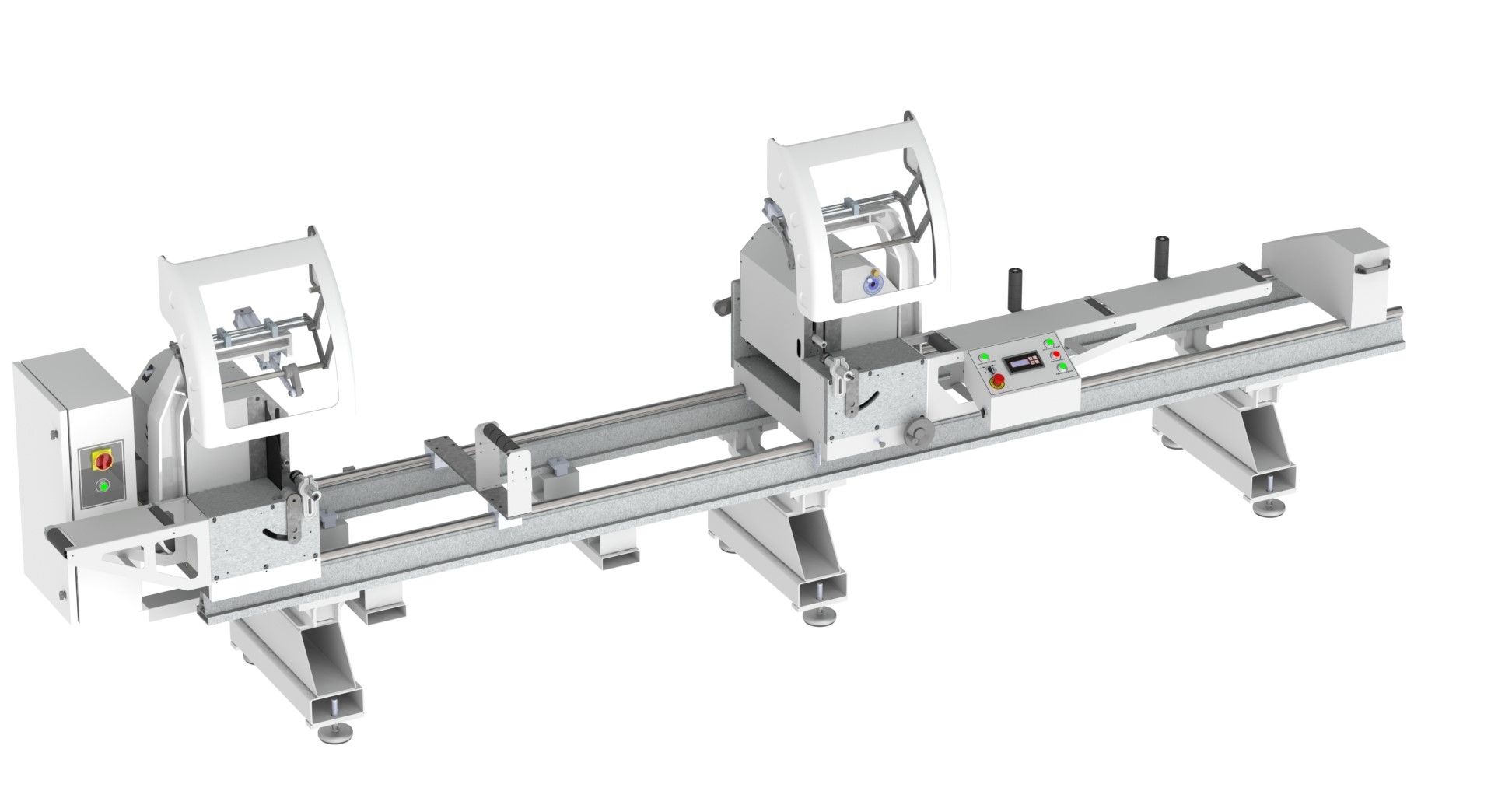 MAINE ZA REZANJE PVC-A - Manual Double Head Cutting Machine CKM-400