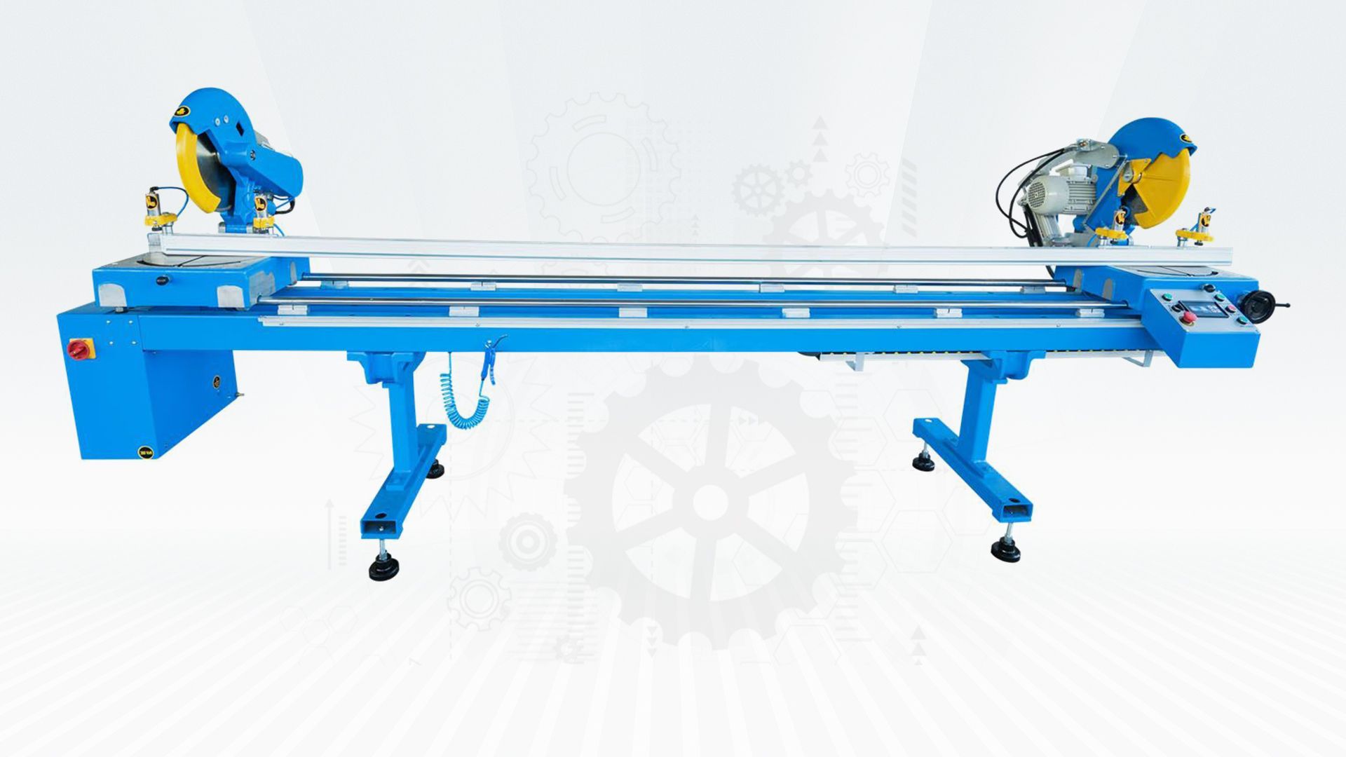 MAINE ZA REZANJE PVC-A - DOUBLE CUTTING MACHINE ( HYDRO PNEUMATIC )