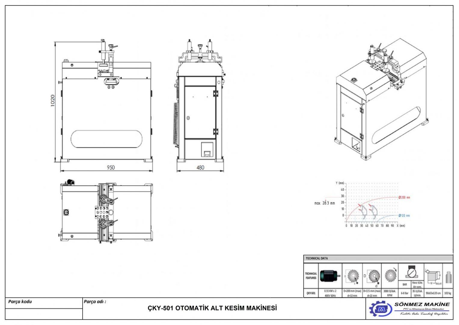 Glazing Bead Saw Machine 4 Saw CKY 501 CKY 501